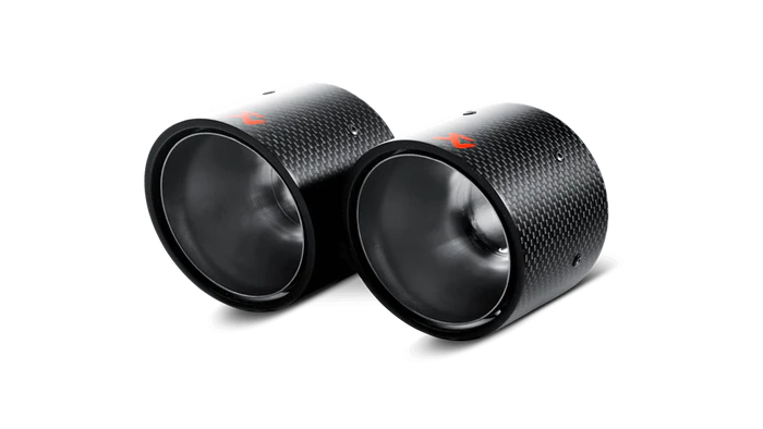 Akrapovic Carbon Tail Pipe Set Mini JCW Coupé R58 1