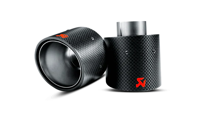 Akrapovic Carbon Tail Pipe Set Mini JCW Coupé R58 2