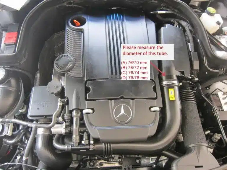 Armaspeed Carbon Air Intake Mercedes W204 C M271 4