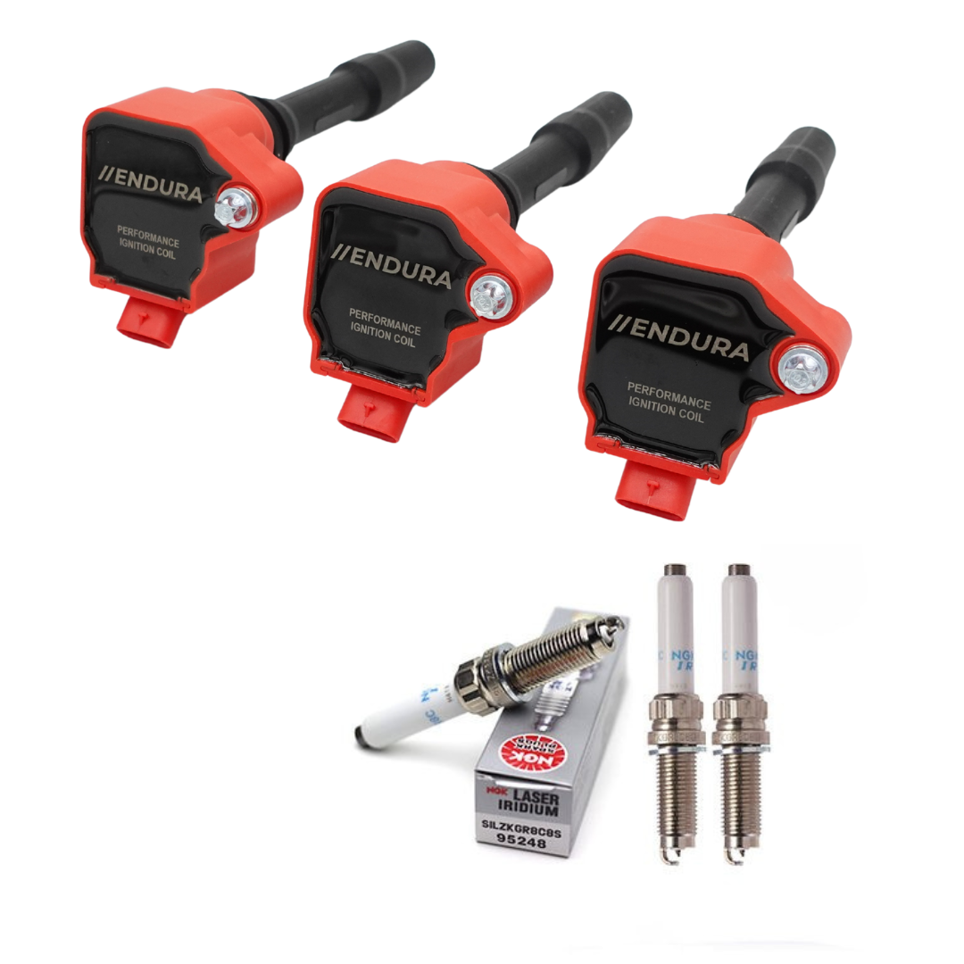 MEGADEAL Endura Performance Bobines + NGK Bougies BMW B38 (1.2 & 1.5 – 3 cil)