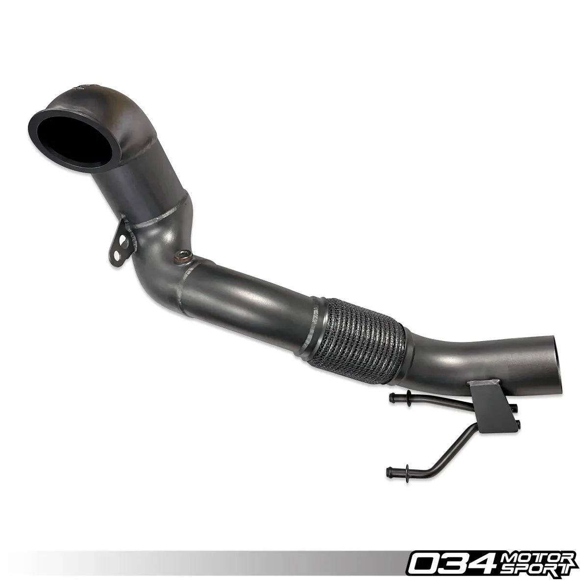 Tuyau d'échappement de course en acier inoxydable 034 Motorsport pour VW Golf R et Audi A3 06