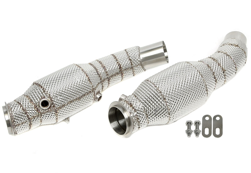 Downpipe met Katalysator en Hitteschild Alfa Romeo Giulia 2.9 Turbo Quadrifoglio 952 / Stelvio 2.9 Turbo Q4 949