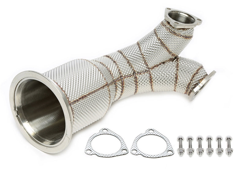 Downpipe ohne Katalysator mit Hitzeschutzblech für Audi SQ5 TFSI Quattro 3.0 TFSI 354 PS | Edelstahl