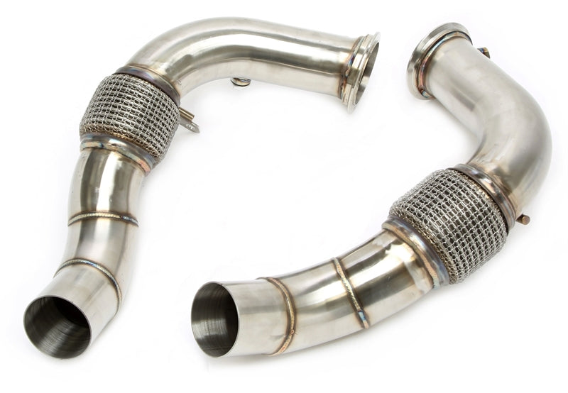 Downpipe senza catalizzatore per BMW M5 F10 e M6 F12/F13/F06 S63 B44 560 CV con Flexslang 2