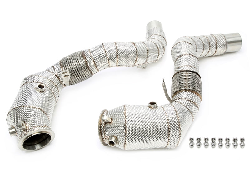 Downpipe mit Katalysator für BMW 5er/6er/7er und X5/X6 N63-B44 mit Flexschlauch
