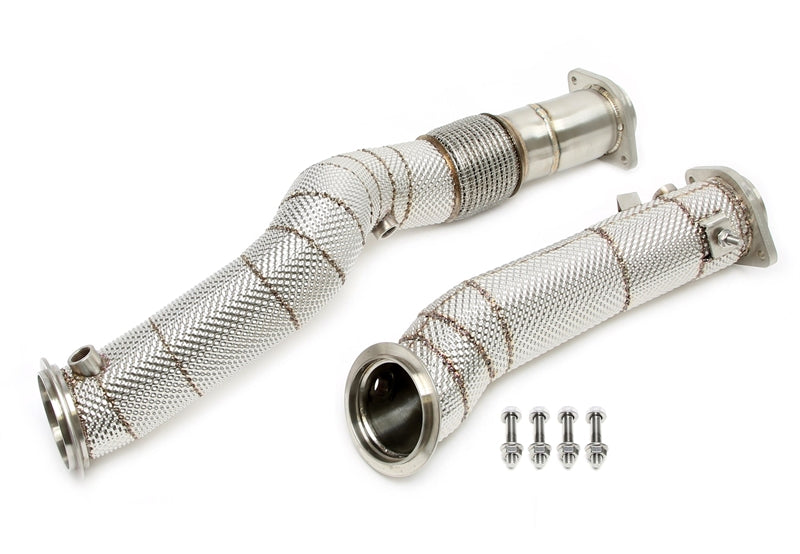 Downpipe met Hitteschild en Flexslang BMW M2 G87 en M3 G80 en M4 G82/G83 S58