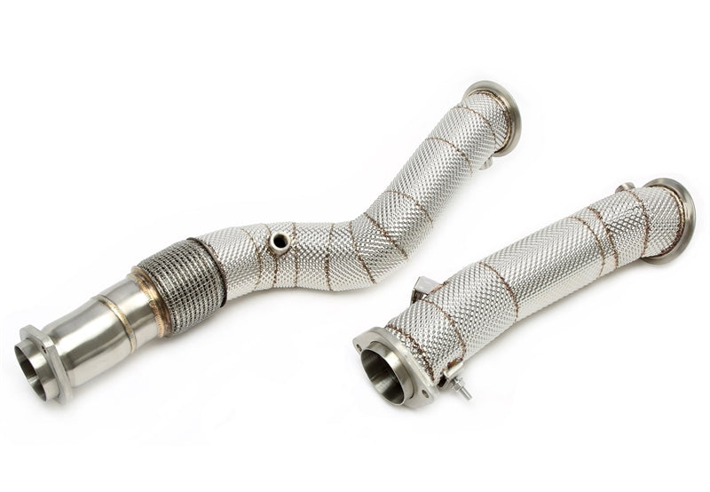 Downpipe met Hitteschild en Flexslang BMW M2 G87 en M3 G80 en M4 G82/G83 S58 2