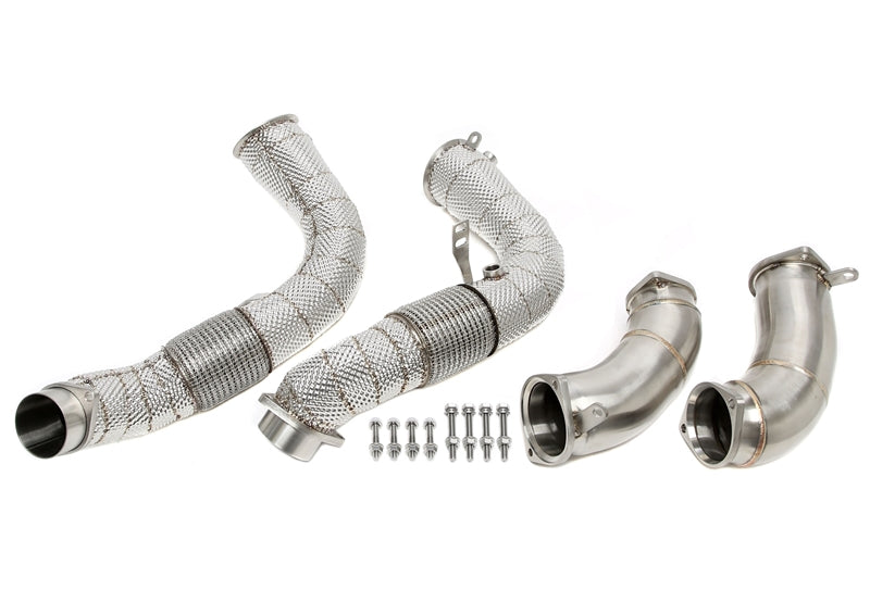 Decat Downpipe met hitteschild BMW X5 M G05 / X6 M G06 S68