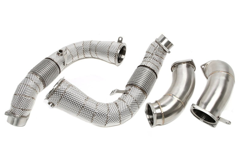Decat Downpipe met hitteschild BMW X5 M G05 / X6 M G06 S68 2