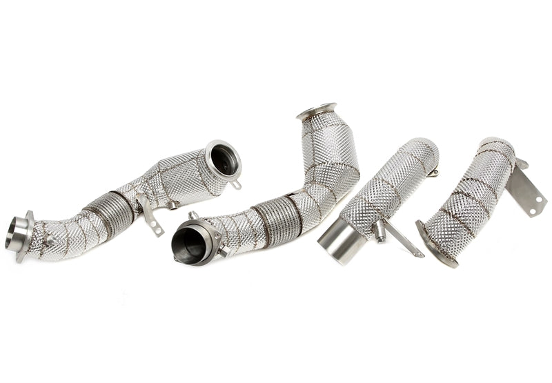 Downpipe met katalysator hitteschild en OPF BMW 5 Serie G30 550iX / 8 Serie G14 G15 G16 M850i 2