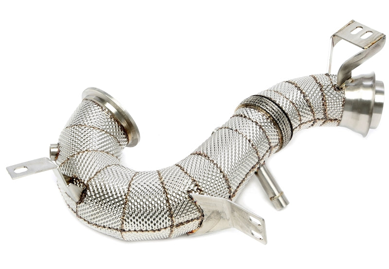 Downpipe senza catalizzatore con scudo termico per Mercedes-Benz AMG GT X290/Classe E W213/CLS C257/GLE V167/Classe S W222 M276 2