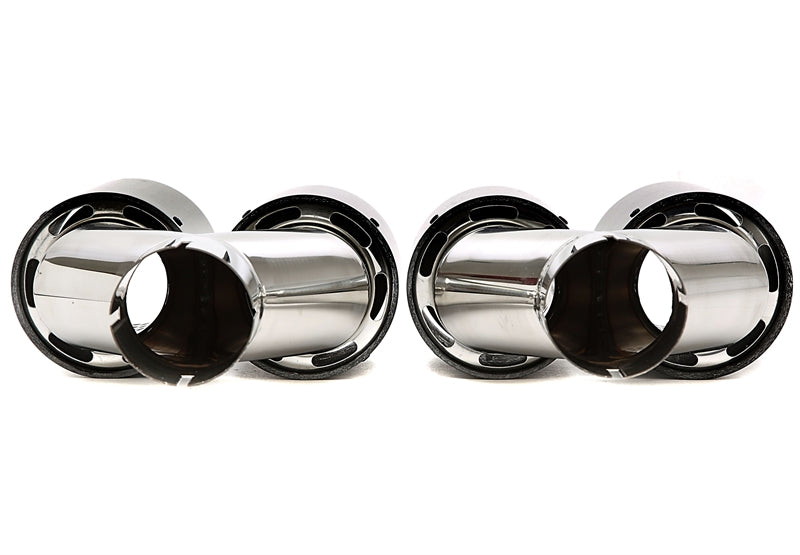 Uitlaatsierstukken chroom BMW 5 Serie F10 en F11 en 6 Serie F12 en F13 3