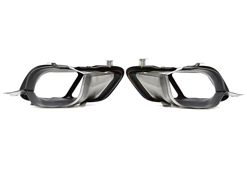 Uitlaatsierstukken zwart 80/110 x 85mm BMW X5 G05, X6 G06 en X7 G07 3