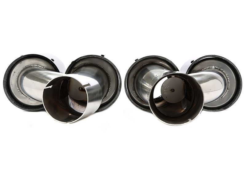 Uitlaatsierstukken double design chroom BMW 5 Serie G30 en G31 3