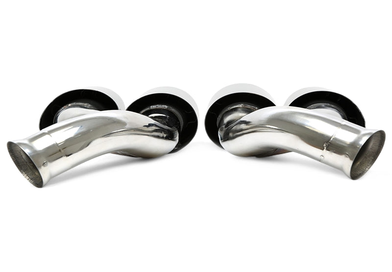 Uitlaatsierstukken double design zwart Porsche Cayenne 958.2 / 92A 3