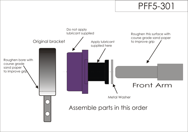 Powerflex Achterbussen voor BMW E30 en 325i / 328i / M3 E36 2