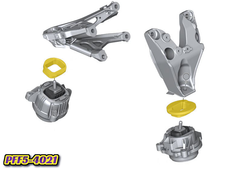 Powerflex Motorsteun insert BMW M3 F80 / M4 F8X / M2 Comp 5