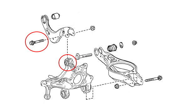 Powerflex Verstelbare camberbout kit Toyota Yaris GR 3