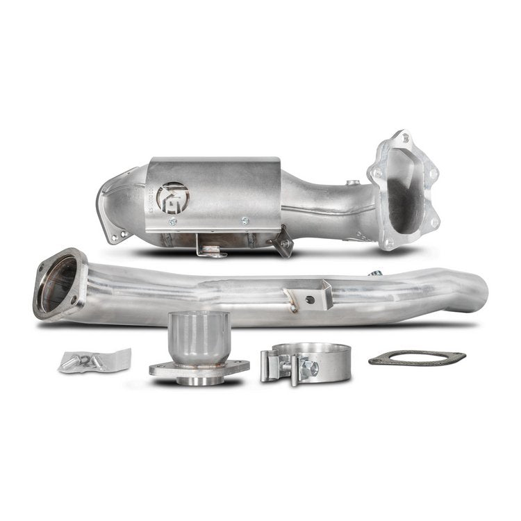 Wagner Downpipe kit met sportkatalysator en kat-delete buis Subaru Impreza WRX STI