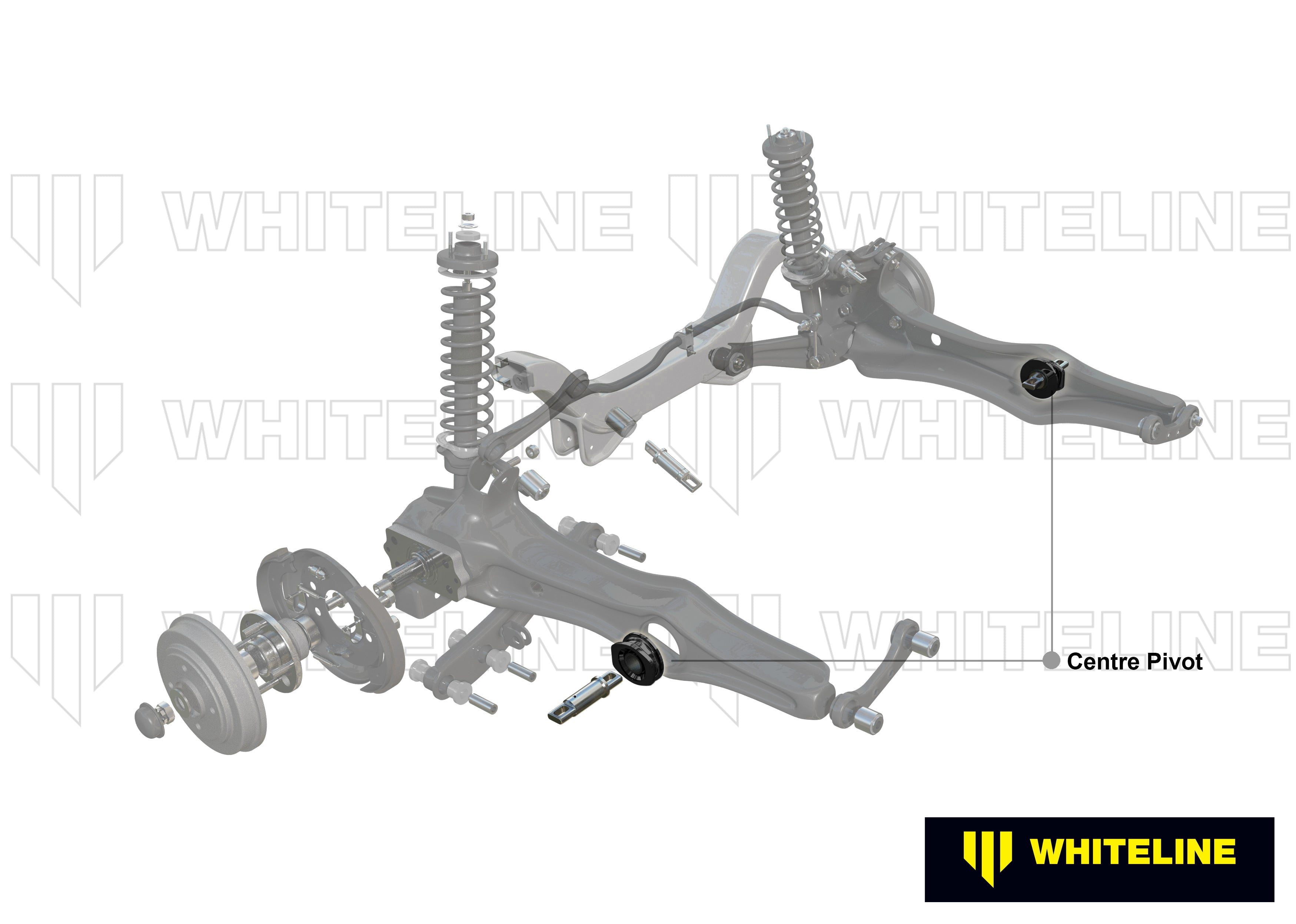 Whiteline Achterste draagarm centrale pivot kit Honda Civic EG / EK / Integra DC2