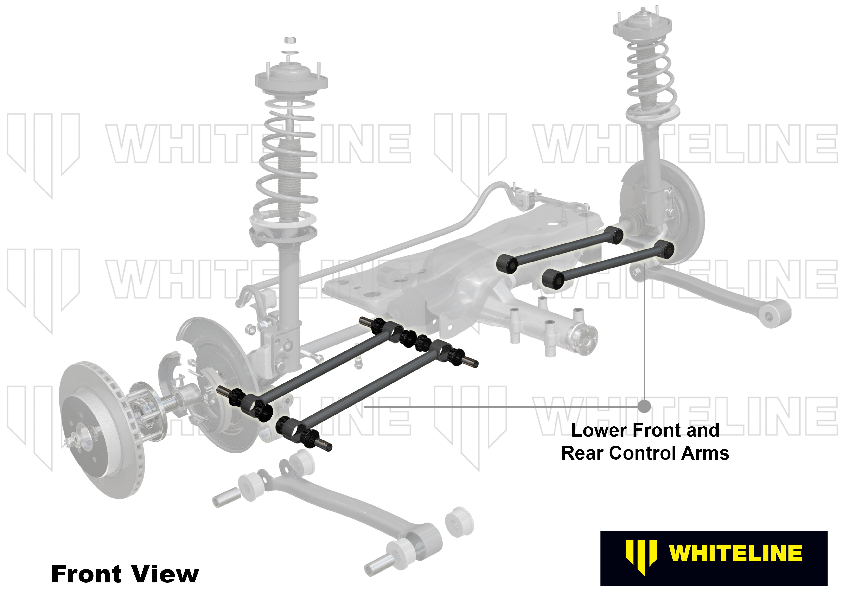 Whiteline Achterste draagarm kit Subaru Impreza WRX STI 01-07
