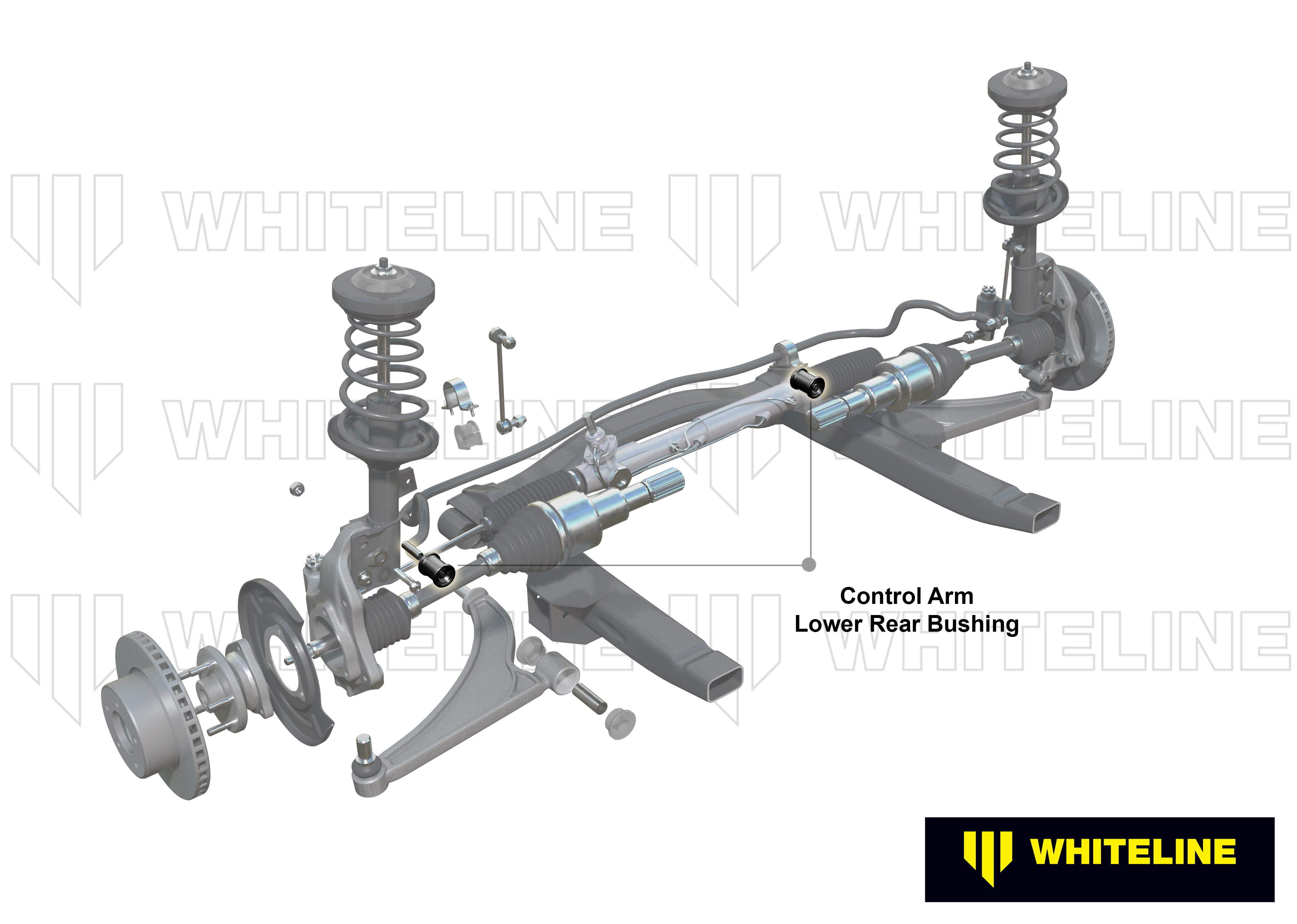 Whiteline Anti-lift bussenkit Mazda 3 MPS