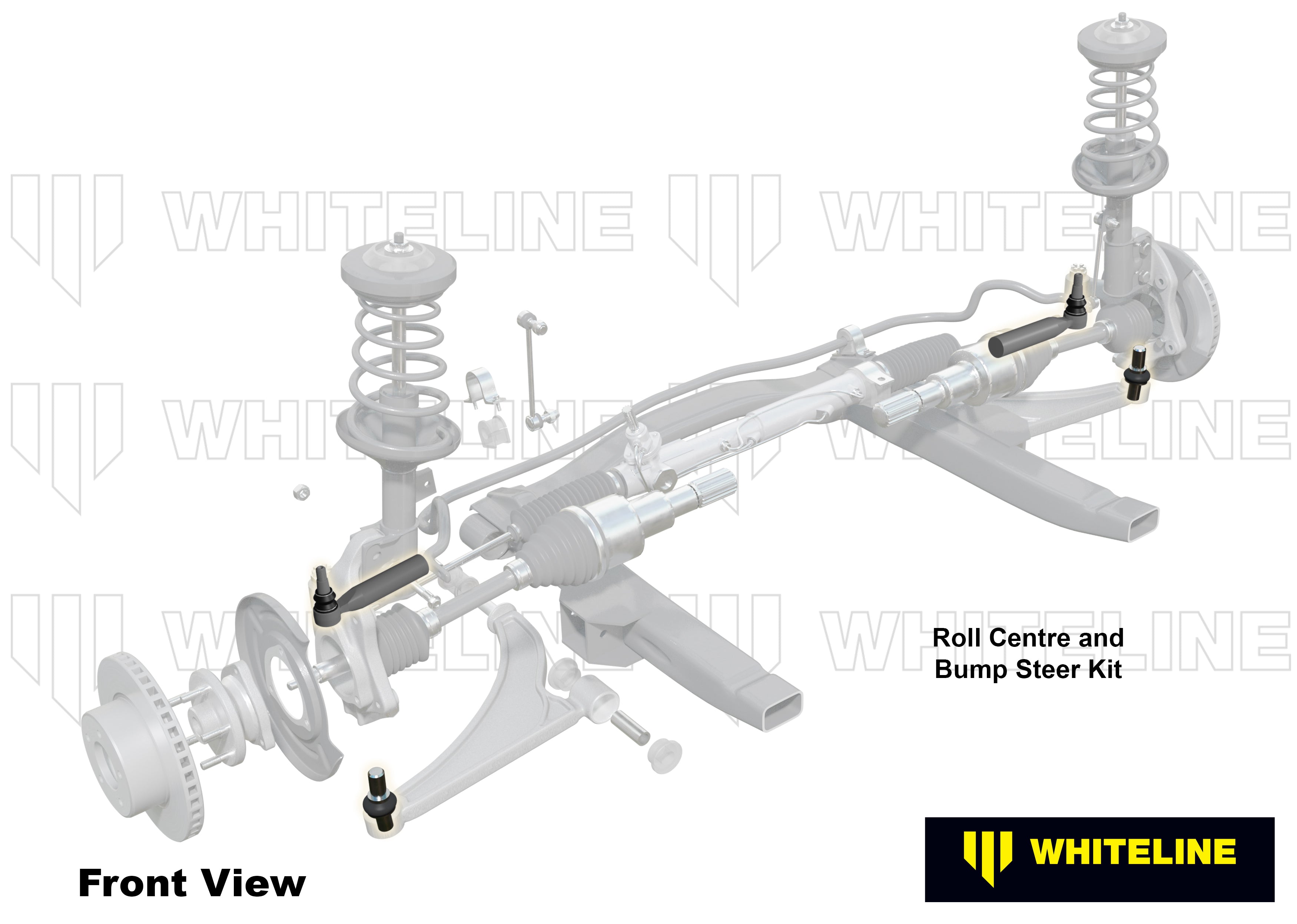 Whiteline Roll centre / bump steer kit Mitsubishi Lancer Evo 8 / 9 en 10