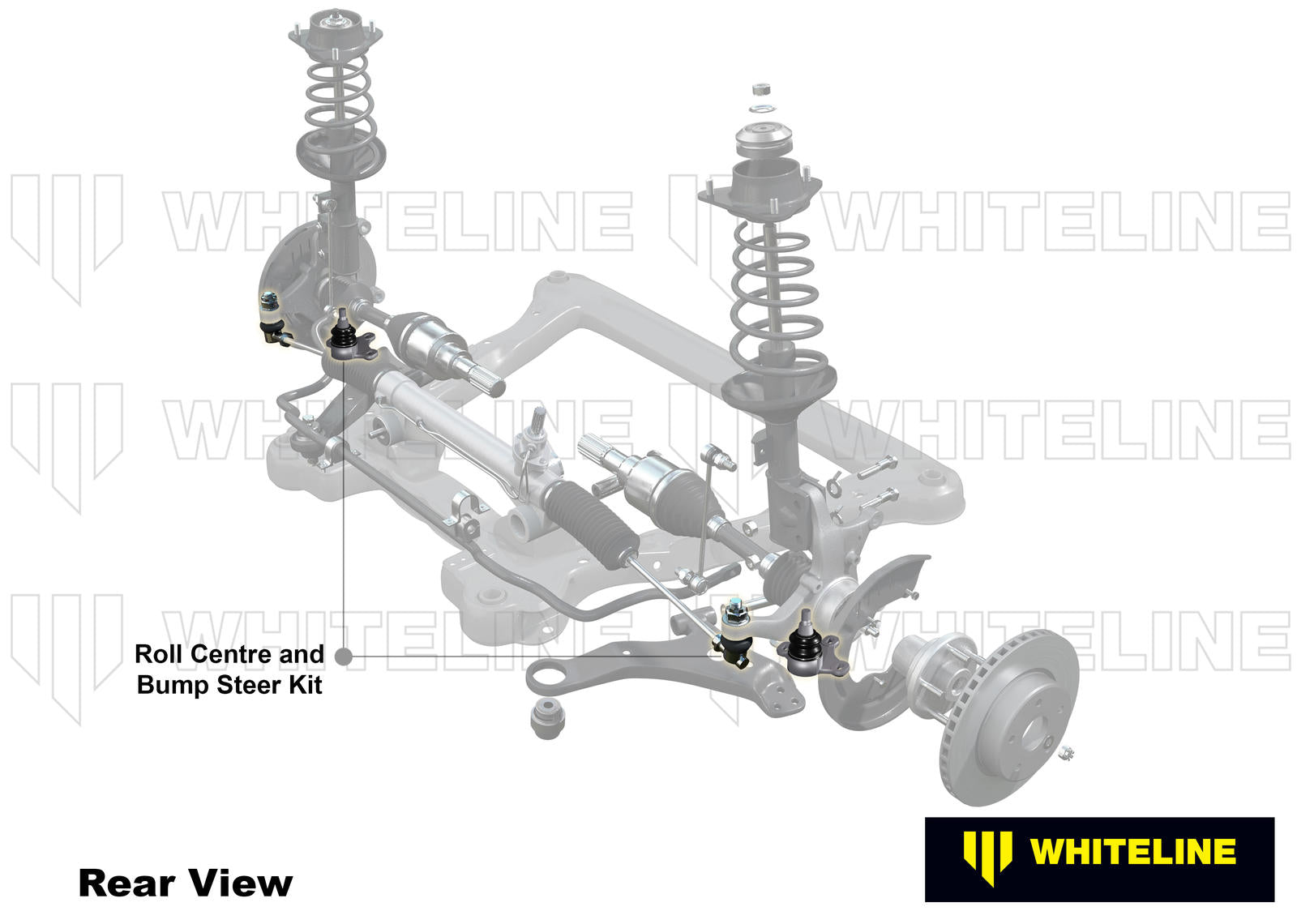 Whiteline Roll centre / bump steer kit Subaru Impreza GT GC8 / WRX / STI