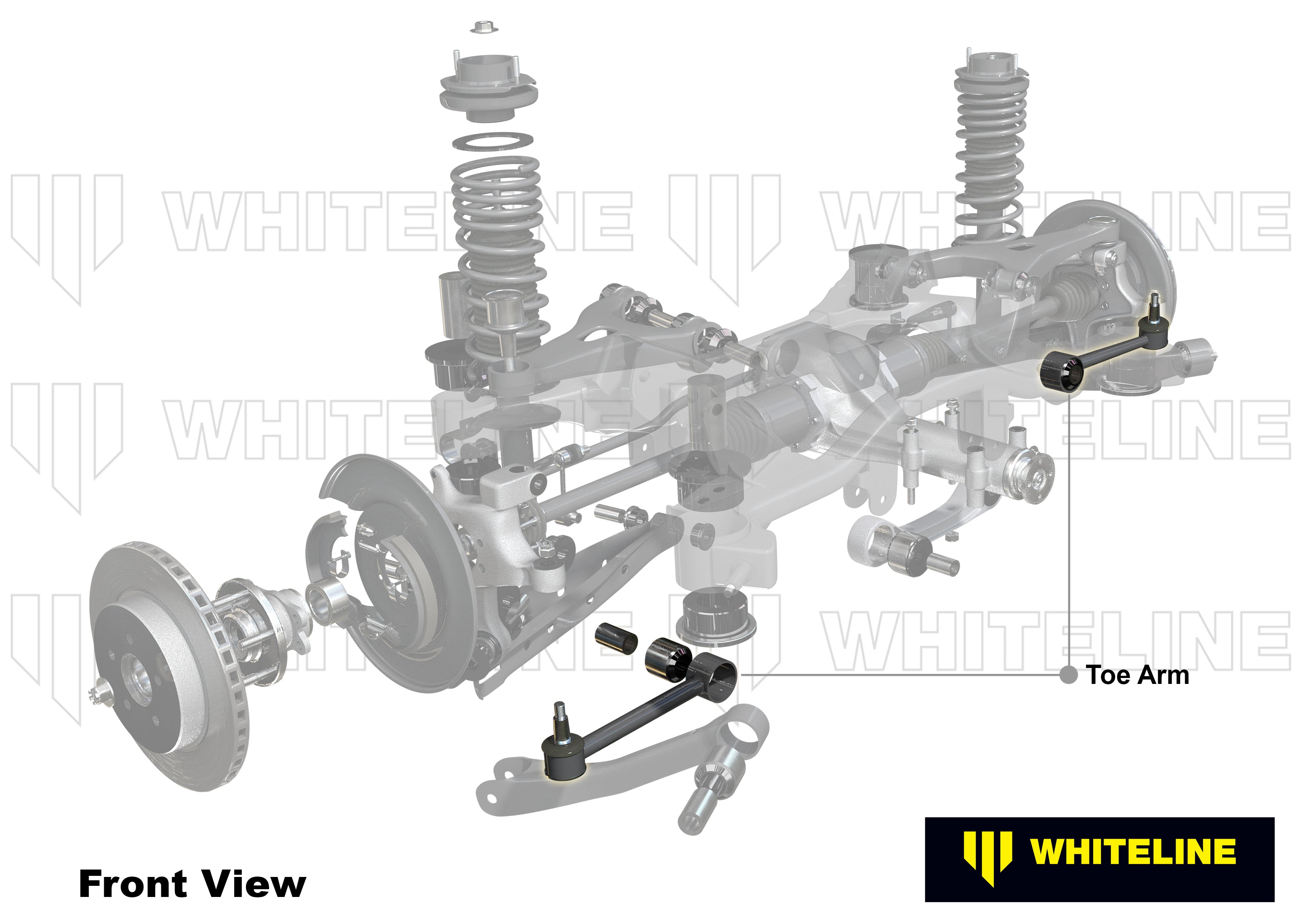 Whiteline Verstelbare achterste teenarmen Subaru BRZ / Toyota GT86
