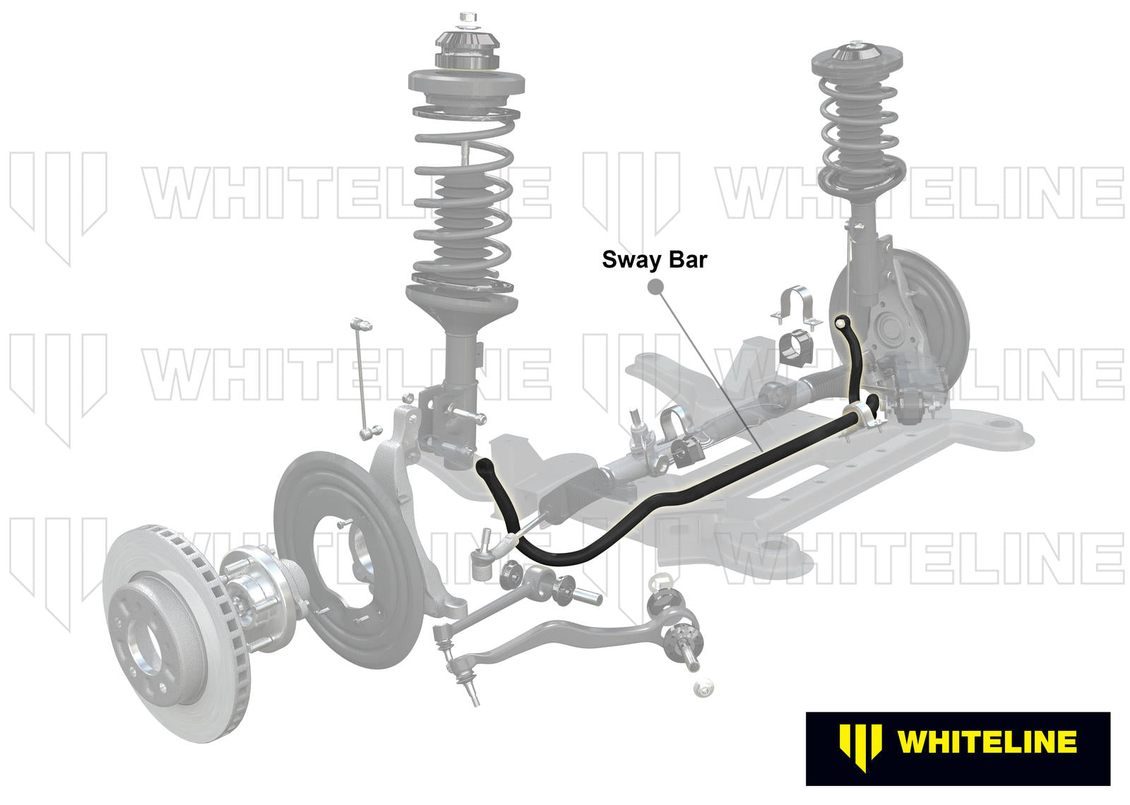 Whiteline Verstelbare voorste anti-roll bar Toyota Supra A90