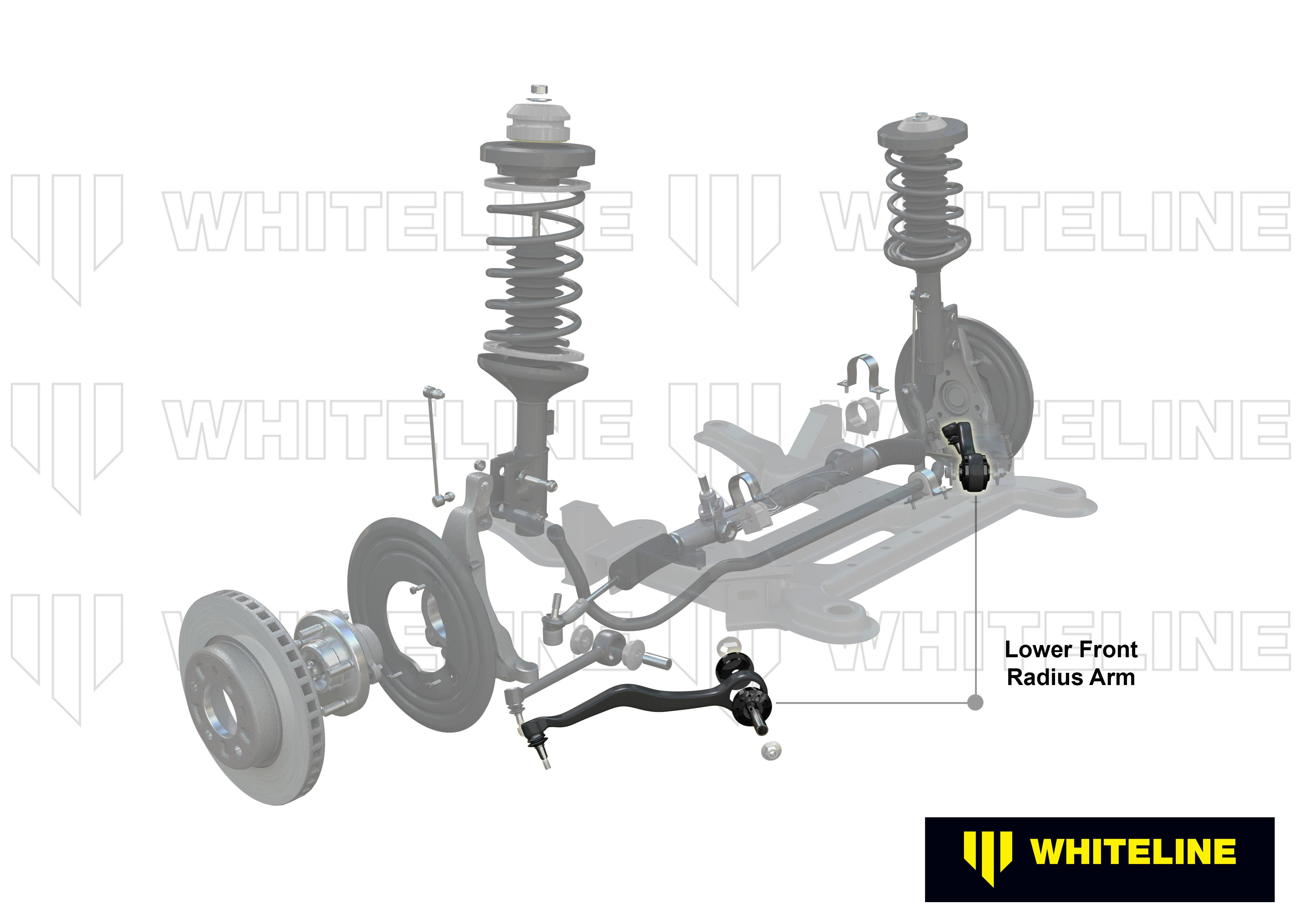 Whiteline Voorste radius onderste draagarm kit BMW M3 F80 / M4 F8x