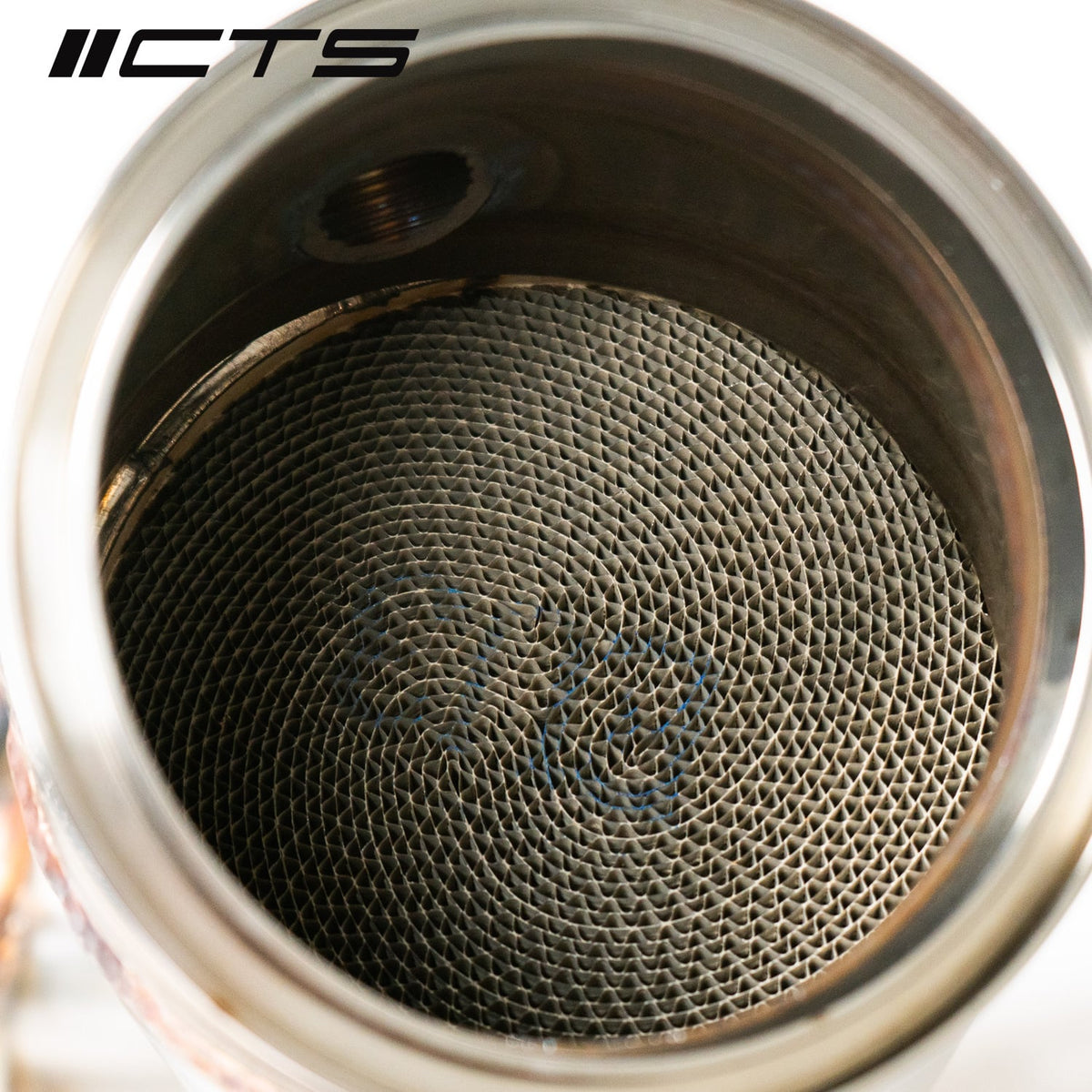 CTS Downpipe met high flow katalysator MINI Cooper S F54 F55 F56 F57 F60 BMW X1 X2 F48 B46 3