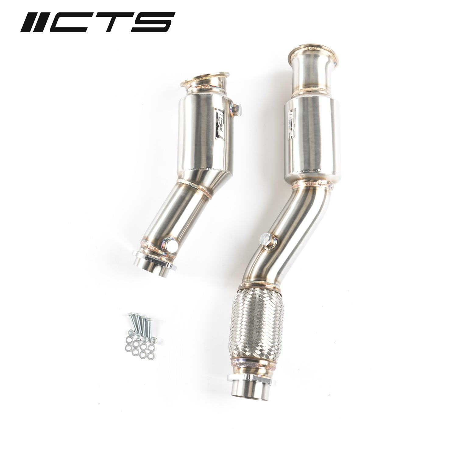 CTS Downpipes met High Flow katalysator BMW M3 G80 M4 G82 M2 G87 S58