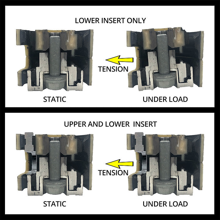 034 Motorsport - Insert billette aluminium - Audi A3 8P / TT 8J / Golf 5 / 6