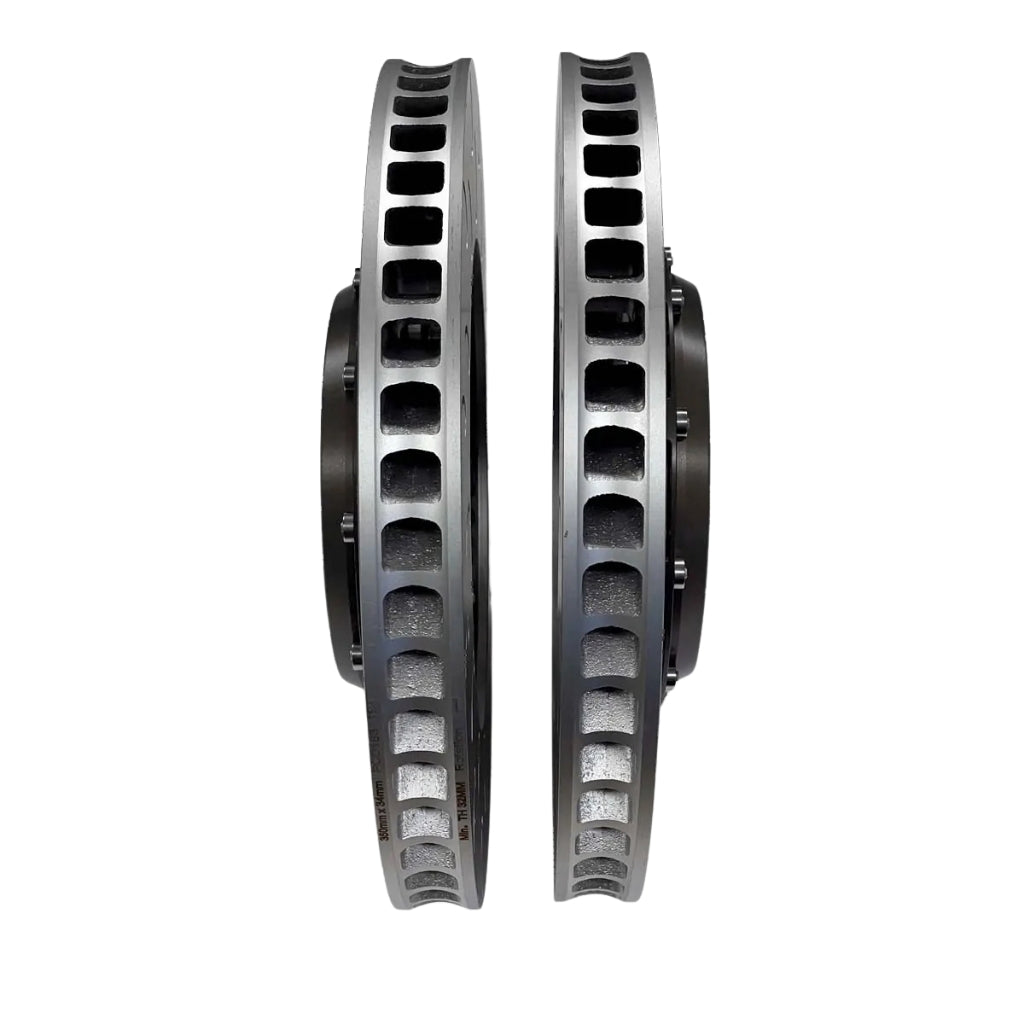 034 Motorsport - Zweiteilige schwimmend gelagerte Bremsscheibe vorne - AUDI B9 / S4