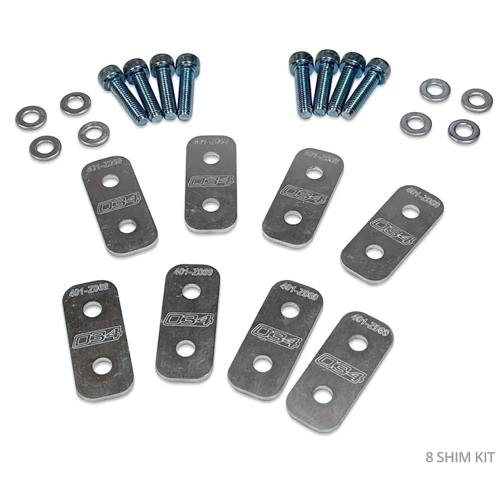 034 Motorsport - Zestaw podkładek do regulacji pochylenia kół - Gen 1 i Gen 1.5 - Audi R8