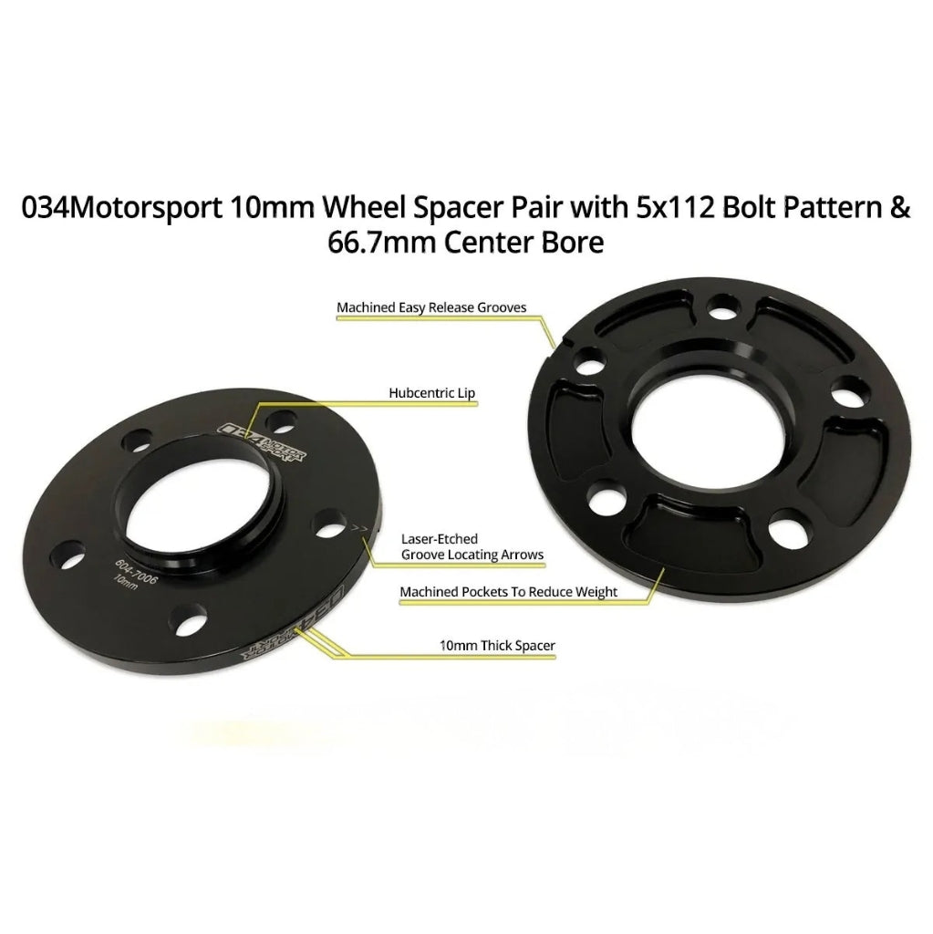 034 Motorsport - Dynamic recessed wheel spacer kit - AUDI RS5
