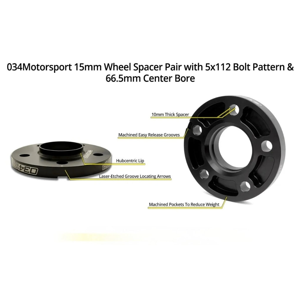 034 Motorsport - Dynamic recessed wheel spacer kit - AUDI RS5