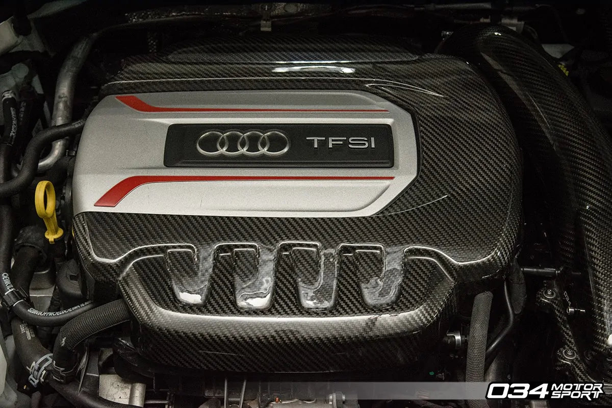 034 Motorsport - Motorafdekking van koolstofvezel - Audi S3 8V / TTS 8S