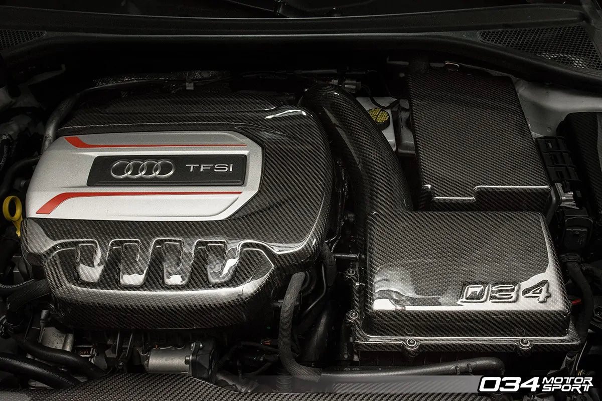 034 Motorsport - Motorafdekking van koolstofvezel - Audi S3 8V / TTS 8S