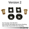 034Motorsport - Billet Solid Shifter Bushing Kit – Audi A3 8P / VW Golf 5 GTI
