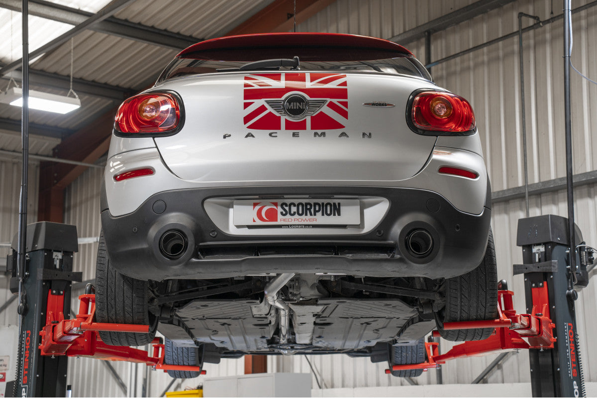 Scorpion Nicht-resonanter Cat-Back-Auspuff Mini Countryman R60 R61 4