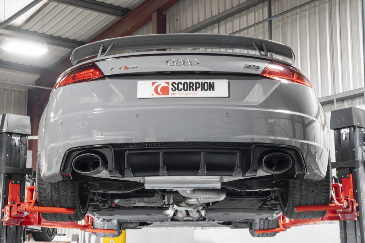 Scorpion Resonated Cat Back Systeem Audi TT RS MK3 3