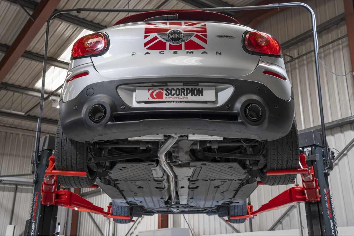 Scorpion Nicht-resonanter Cat-Back-Auspuff Mini Countryman R60 R61 5