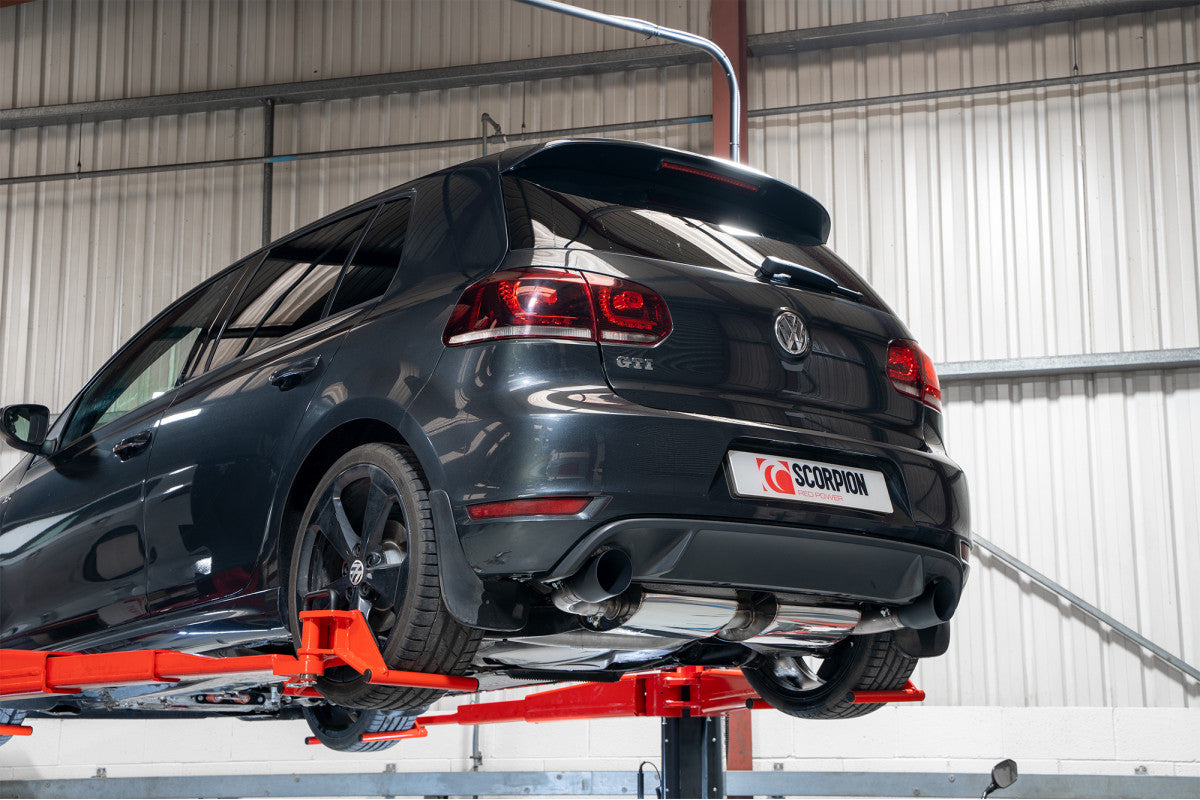 Skorpion Bezrezonansowy układ Catback VW MK6 Golf GTI 06