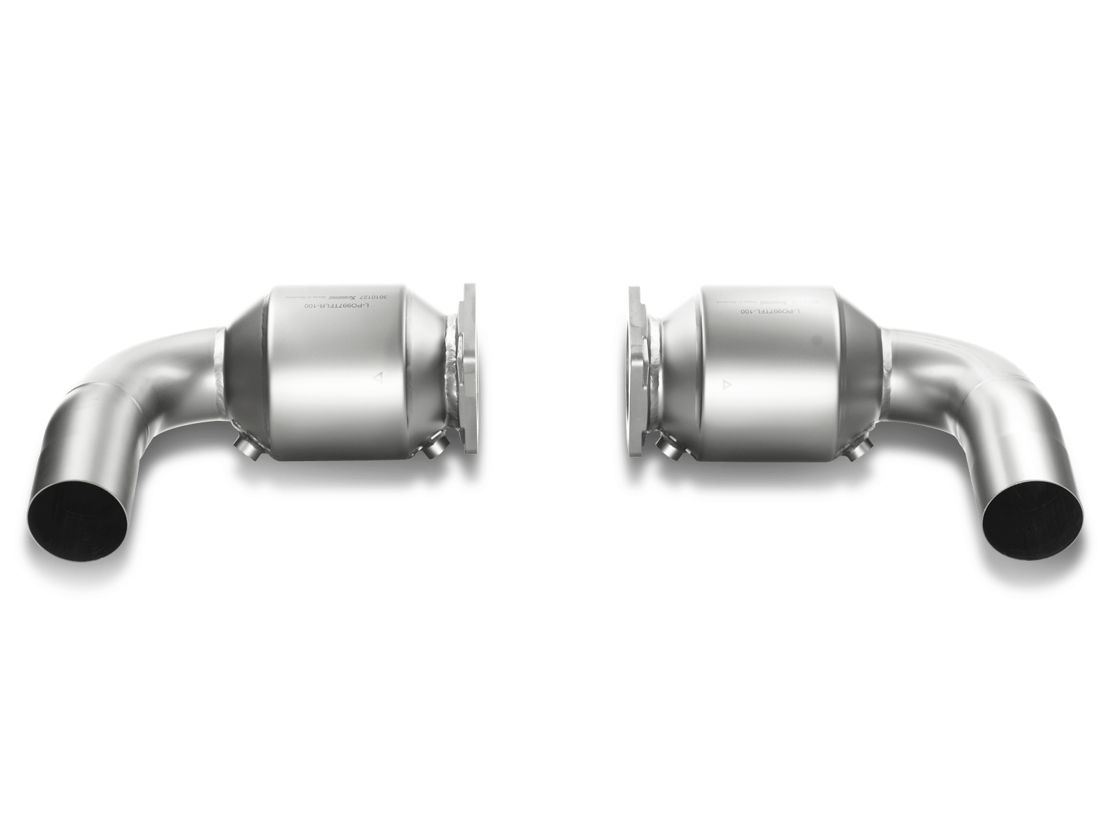 Akrapovič Link Pipes 100 CPSI Porsche 911 Turbo S 997 FL