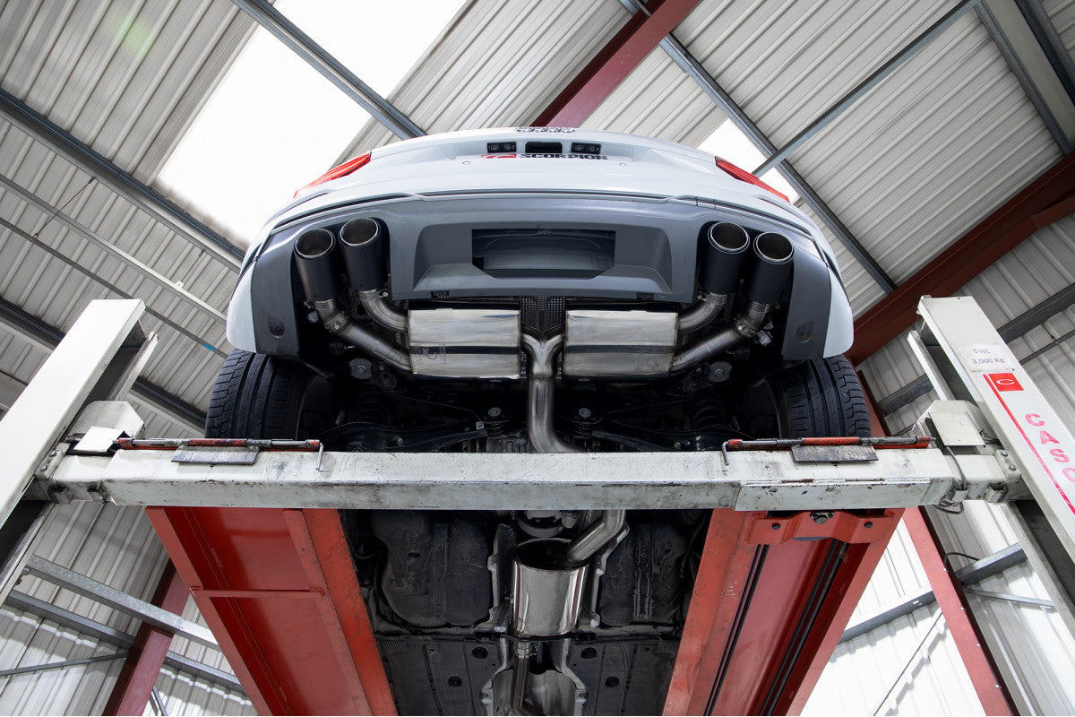 Scorpion Resonated GPF back System Audi SQ2 Pre facelift 3