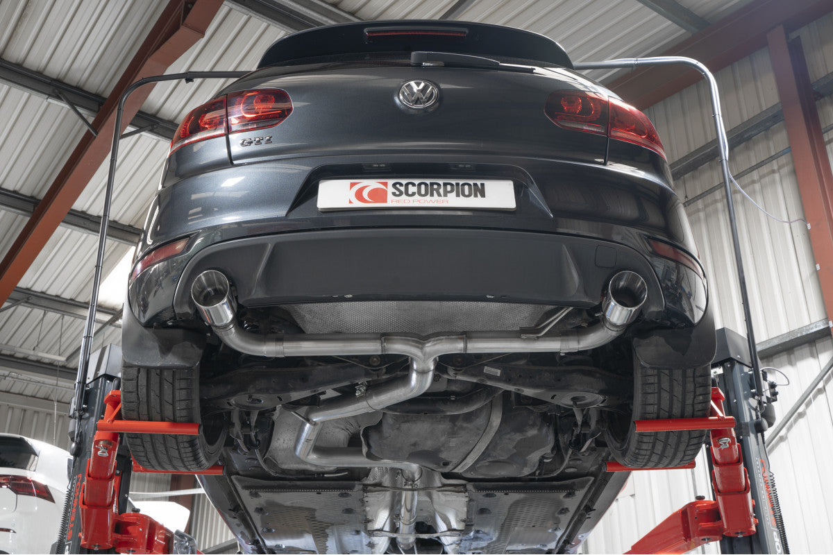 Scorpion Predator Cat back systeem VW MK6 Golf GTI 4