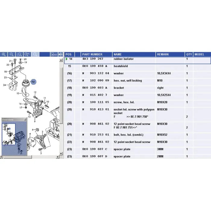 034 Gruppo testata Motorsport (coppia) Audi RS4 B7 03