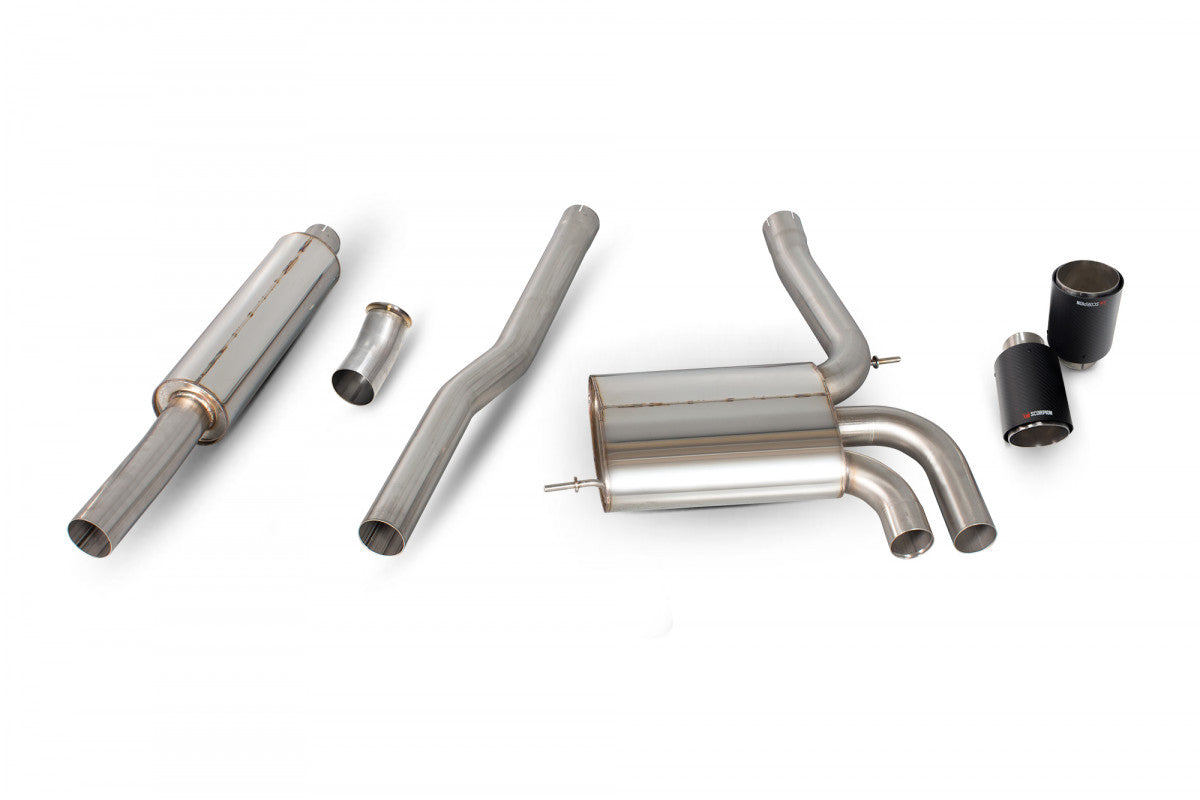 Scorpion Resonated Cat Back system Mini Cooper S F56 3